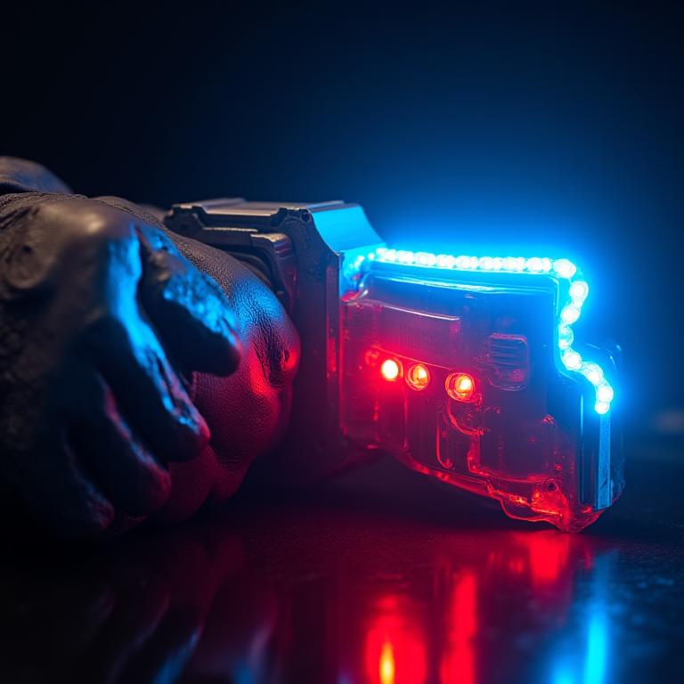 Props con iluminación LED y efectos especiales